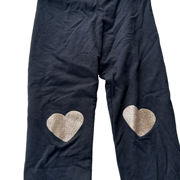 Girls H&M sparkly heart 💖 leggings Sz 10 - Picture 1 of 5